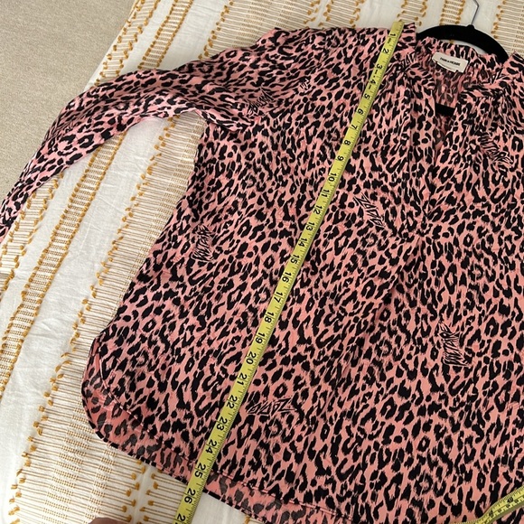 Zadig & Voltaire Tink Squeleton Leopard
Logo Silk Shirt Blouse - Picture 14 of 14